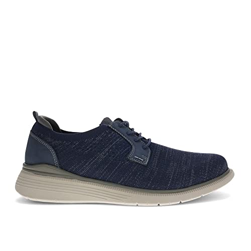 Image of DOCKERS Mens Andover Casual Oxford Shoe, Navy /Grey, 8.5 M
