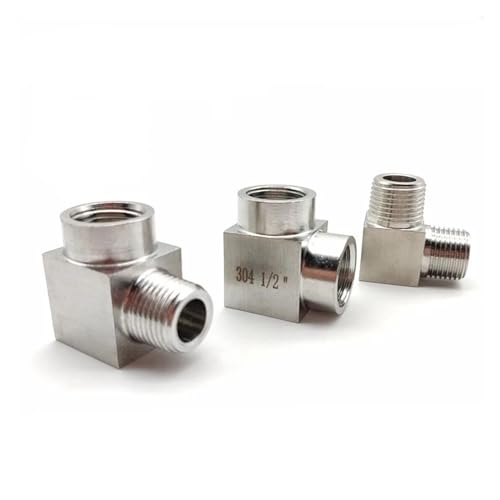 Raccord haute pression coude 90 inox 3/4 filetage mâle résistant