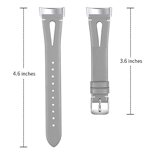 Gimuk Leather Strap Compatible with Fitbit Charge 5 - Image 2