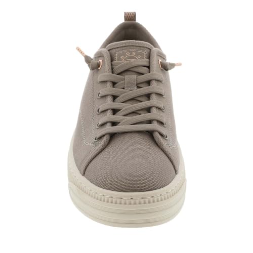 Bobs Copa - Canvas Faux lace up Sneaker with Terry Lining