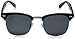 zeroUV - Half Frame Semi-Rimless Horn Rimmed Sunglasses (2 Pack | Black/Smoke + Tortoise/Brown)