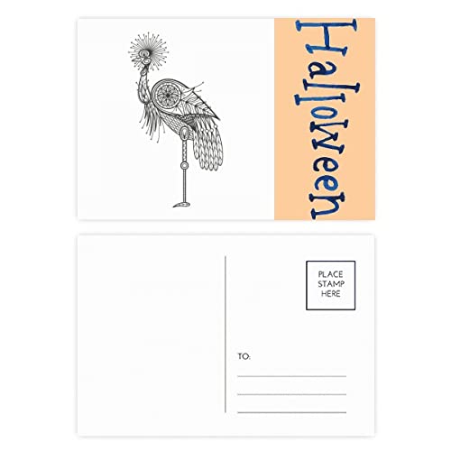 Cartes postales d'Halloween Bird Brave Beauty, le lot de 20 à offrir aux proches