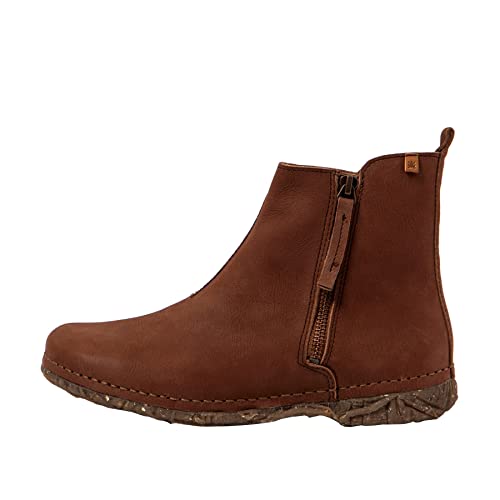 Bottines Angkor El Naturalista pour femme en cuir naturel confortable
