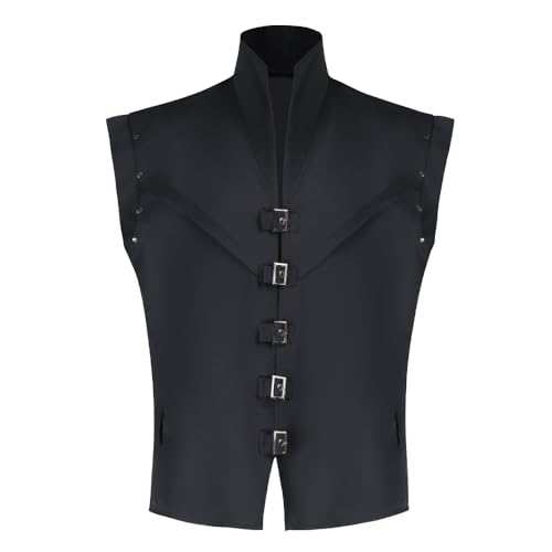 Image of Adult Renaissance Vest Men Sleeveless Jacket Gothic Waistcoat