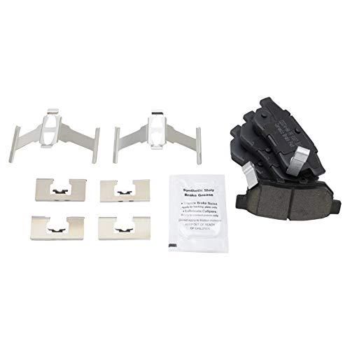 Image of TRQ Brake Pad & Rotor Kit Performance Ceramic Compatible with 1992-1994 Honda Civic
