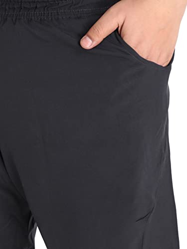 Image of CHKOKKO Men Shorts for Gym Sports or Running | Dry-Fit Fabric Single Layered Active Summer Workout Wear Knee Length Regular Fit | Elastic Waist with Front and Back Pockets