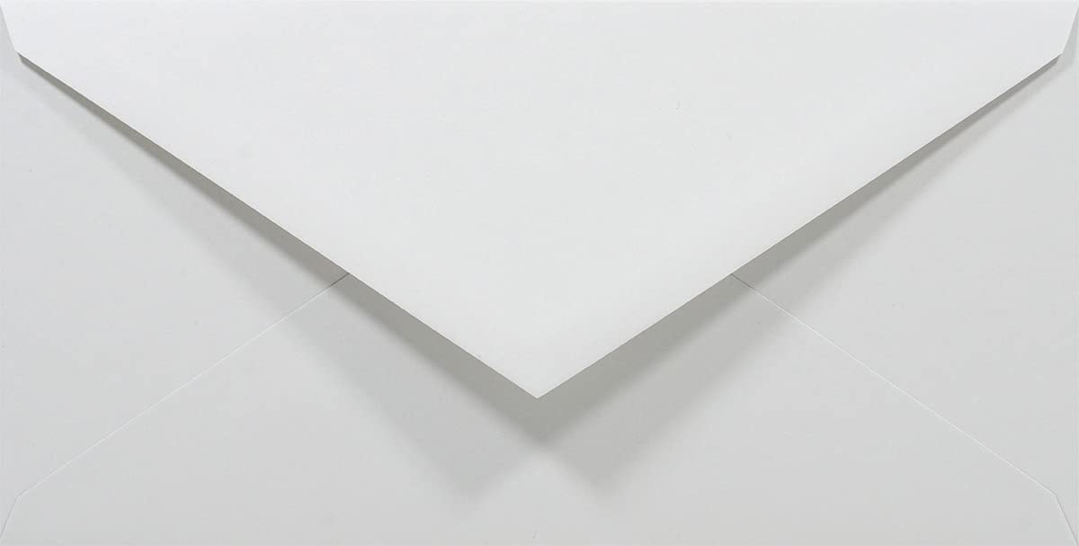 Netuno 1000 Grey Coloured envelopes DL 110 x 220 mm 4.33 x 8.66 in 80gsm Rainbow Decorative Envelope Colourful Long envelopes for Letters Flyers Business Cards Birthdays Weddings — image 1