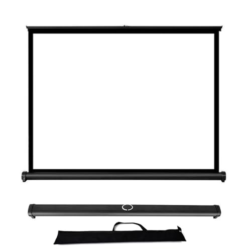 Pantalla de proyector manual HD 30'' con funda para transporte, formato 16:9, plegable, ideal para cine en casa y presentaciones miniatura 1