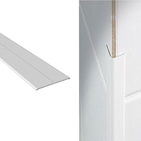 SmartHome Corner Wall Protector White Plastic Flexi Protection Angle 35mm x 35mm x 5 Metre Cover