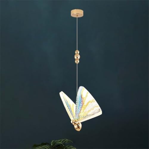 Lustre papillon moderne 5 lumières 4500K pour plafond haut et cuisine