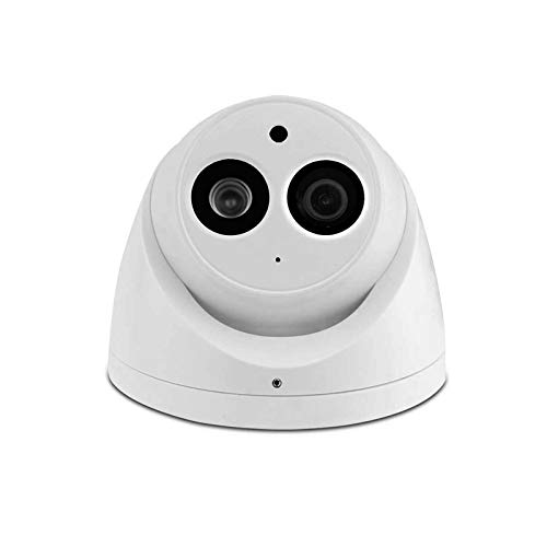 6MP PoE Outdoor IP Camera Dome Camera with 2.8mm Lens Audio Built-in Mic, Exir 164ft Night Vision, Smart H.265, IP67 Waterproof, WDR 3D DNR