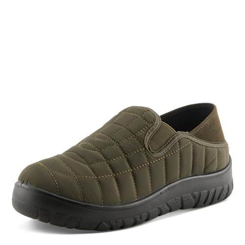 Image of Flexus Spring Step Mella Slip on Shoes for Women - Waterproof Nylon Loafer with Snow Grip Clip - Comfortable Ladies Shoes for Outdoor