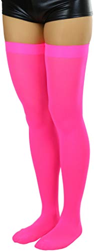 Image of ToBeInStyle Women's Nylon Thigh High Schoolgirl Opaque Stockings