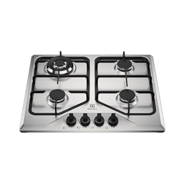 Electrolux Cooktop 4 Bocas a Gás Electrolux Inox Experience Multi Chama e Grade Ferro Fundido (KE4XC) Bivolt