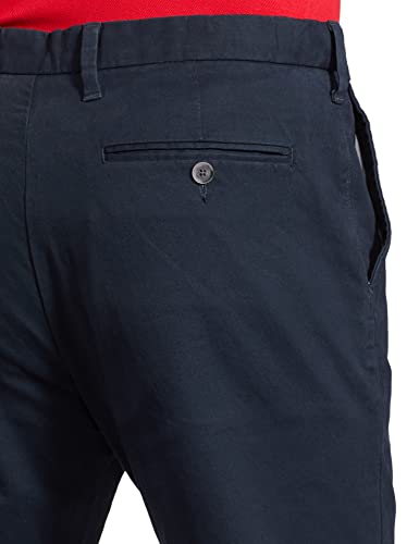 Image of Marks & Spencer Men's Regular Casual Pants (T17 6612M Green 34)
