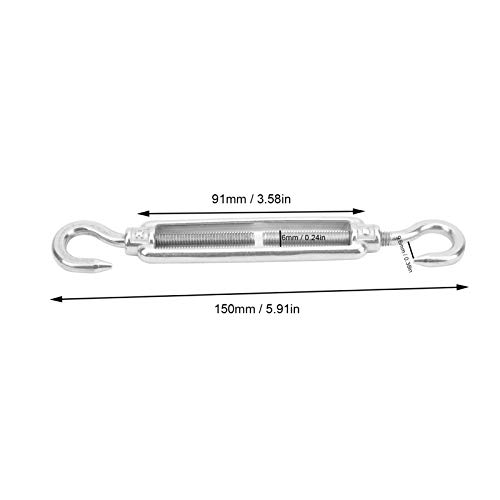 10PCS tensor de cable de acero inoxidable 304, tensor de cable para instalación de tienda miniatura 2