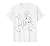 T-shirt da dipingere per bambini e colorazione