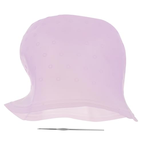 Didiseaon Highlight Board Hairstylist Cap Hair Dyeing Cap Holes for Dark Hair for Home Use