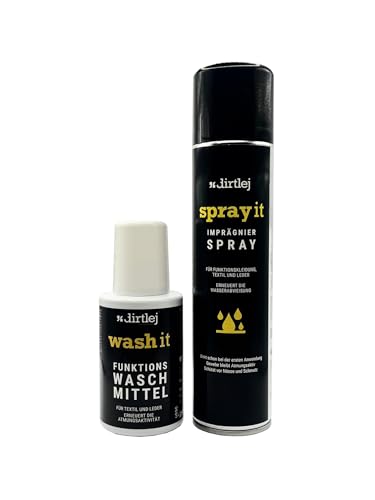 dirtlej Pflege-Set: wash it & spray it