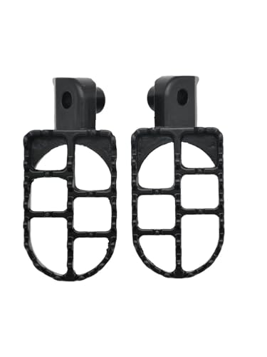 FULUSIC Reposapiés Moto para PW50 para PW80 para TW200 Moto Estriberas Reposapiés Accesorios De Motocicleta Pedales Pedales Reposapies Moto(Black)