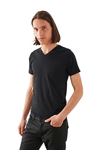 Teddy Smith - Tawax - Tee-Shirt pour Homme - Casual - Noir - Taille L