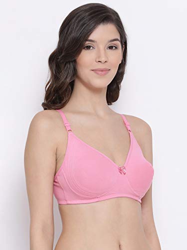 Image of Lyra Women's Moulded Encircled Bra(513) Pack of 2 White & Black,30B