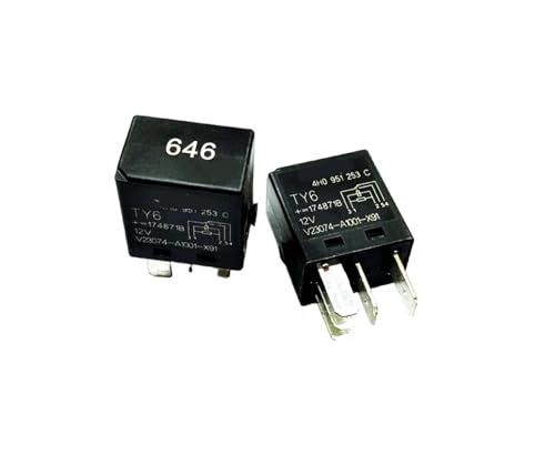 Relé V23074-A1001-X91 de 12V con conmutación eficiente de 25A para alta conductividad