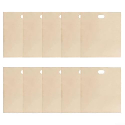 Lot de 10 sacs à grille-pain résistants à la chaleur, non réutilisables pour la cuisine (20 x 22 cm)