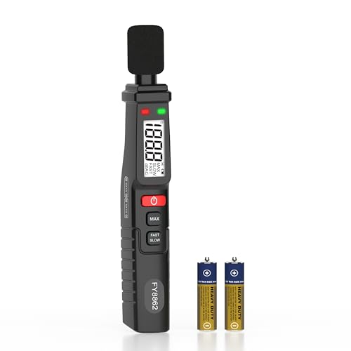 Decibel Meter,Mastfuyi Digital Sound Level Meter Portable Sound Meter 30&ndash;130 dB MAX Data Hold with...