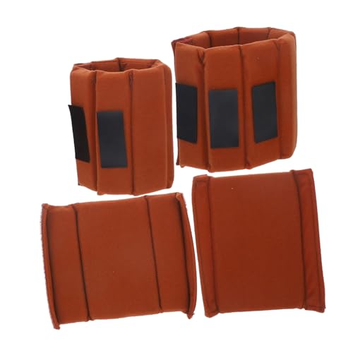 DOITOOL 4pcs Camera Protection Accessories Tech Organizer Pouch Camera Pouch Camera Bag Dividers Inserts Bag Divider Insert Padded Divider Bag Insert Straps Bags Light Cotton