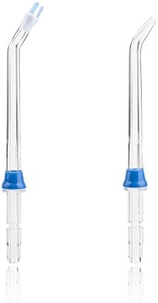 Replacement Tip Nozzles for DentJet/Waterpik/Nicefeel/Flycat Oral Irrigators (2 Tips: Plaque Seeker + Classic Jet Tip)