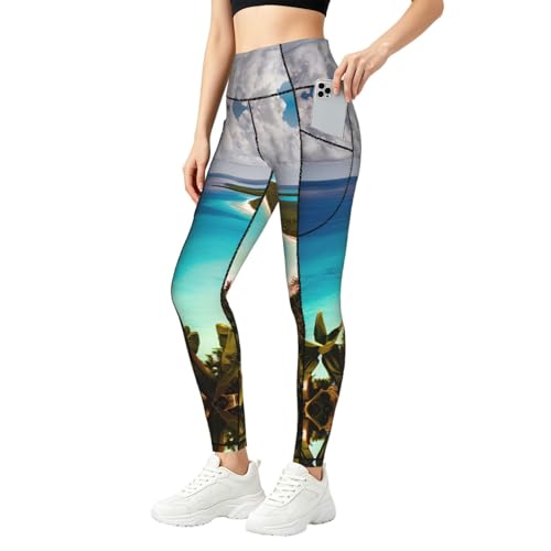 Legging de fitness Cuba pour femme avec poches pratiques