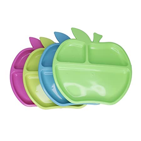 ROPA MOOLYAVVAN Products Apple Shaped Kids Snack Serving Plate Navratri Gifts Plates for Kanya Pujan (Set of 12) (B0BYJRMJ34) Amazon Price History, Amazon Price Tracker