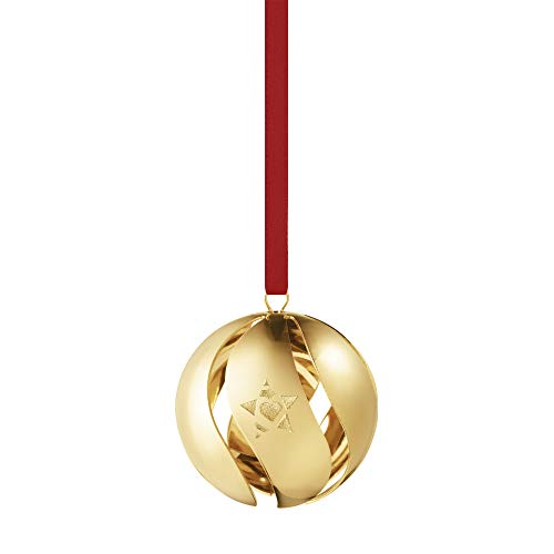 Preisvergleich Produktbild Georg Jensen 2019 Weihnachtskugel vergoldet