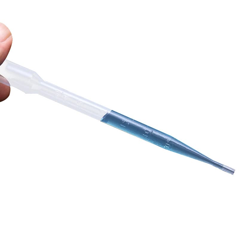 50~1000pcs, 5ml Disposable Plastic Pipette Graduated Transparent Dropper Pasteur Pipettes Laboratory Experiment Supplies(1000 pcs)