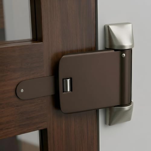 Image of VOLO Door Closer | Heavy Duty Automatic Door Closer | Adjustable Door Speed for Home Office Hotel & Commercial Doors | 1 Year Warranty | (Helix Brown | 40 Kg Capacity | Spring)