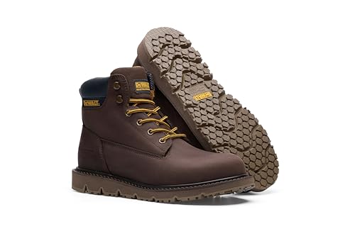 DEWALT Rochester Work Boots for Men Nano Composite Toe Leather Boots for Construction Work & Safety Footwear botas de trabajo para hombre2