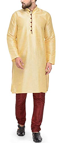 Image of Royal Kurta Men's Silk Blend Kurta Pyjama Set