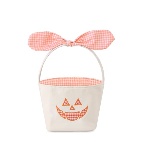 CRAZITAYA Samll Pumpkin Halloween Basket, Orange - image 1