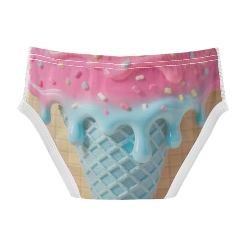 visesunny Boys Cotton Underwear 3d Blue Ice Cream Cone Printed Toddler Soft Training Briefs Size 2T-8Y for Kids2