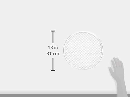 Amazon.com: Pantalla para pizza de 9 pulgadas, 12 pulgadas, 14 pulgadas,  sin costuras, de aluminio, para hornear chefs, suministros de grado  comercial para pizza, pantalla pizza, 12 pulgadas, Plateado : Hogar y Cocina