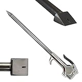 NEW Air-Scraper Blow Gun, Hardened Steel Scraper Tip Air Blow Gun, Stainless Steel with 1/4" NPT Air