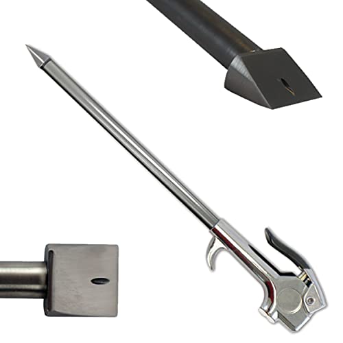 New Air-Scraper Blow Gun, Hardened Steel Scraper Tip Air Blow Gun, Stainless Steel With 1/4" Npt Air Compressor Accessory - Innovative Products Of America #8057 #TOP9