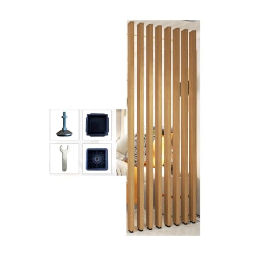 Séparateur de pièce bois beige 100cm écran intimité maison bureau