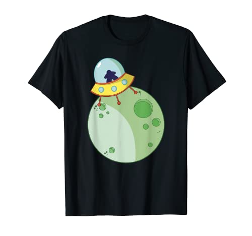 Nave espacial Meeple Board Gamer Camiseta