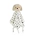 CREVENT Cozy Plush Baby Security Blanket, Loveys for Baby Girls and Boys, Birthday (Dog+Tag)