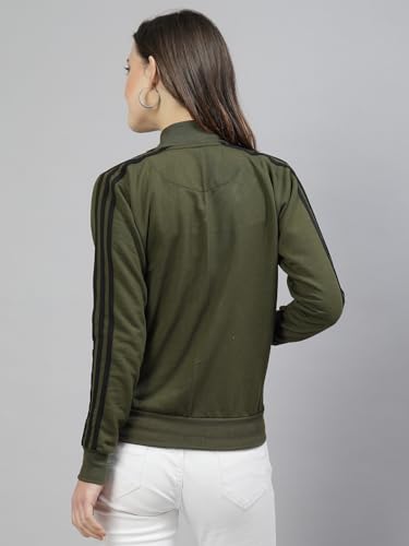 Image of UZARUS Women Cotton Full Zipper Sweatshirt Fleece Jacket for Winter