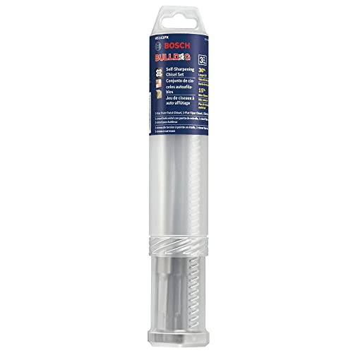 Image of BOSCH HS143PK 3 pc. SDS-plus Bulldog Self-Sharpening Chisel Set
