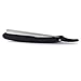 Barber Straight Wet Shaving Razor For Men Black Plastic Handle Cut Throat Beard Shaver Folding Knife With Blades