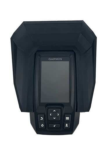 Image of BerleyPro Garmin Fish Finder Visor - Sun Cover & Glare Reduction - Fits Echomap UHD /UHD2 /Ultra, GPSMAP, Striker, Echomap Chirp & More - CNC Machined ASA Plastic
